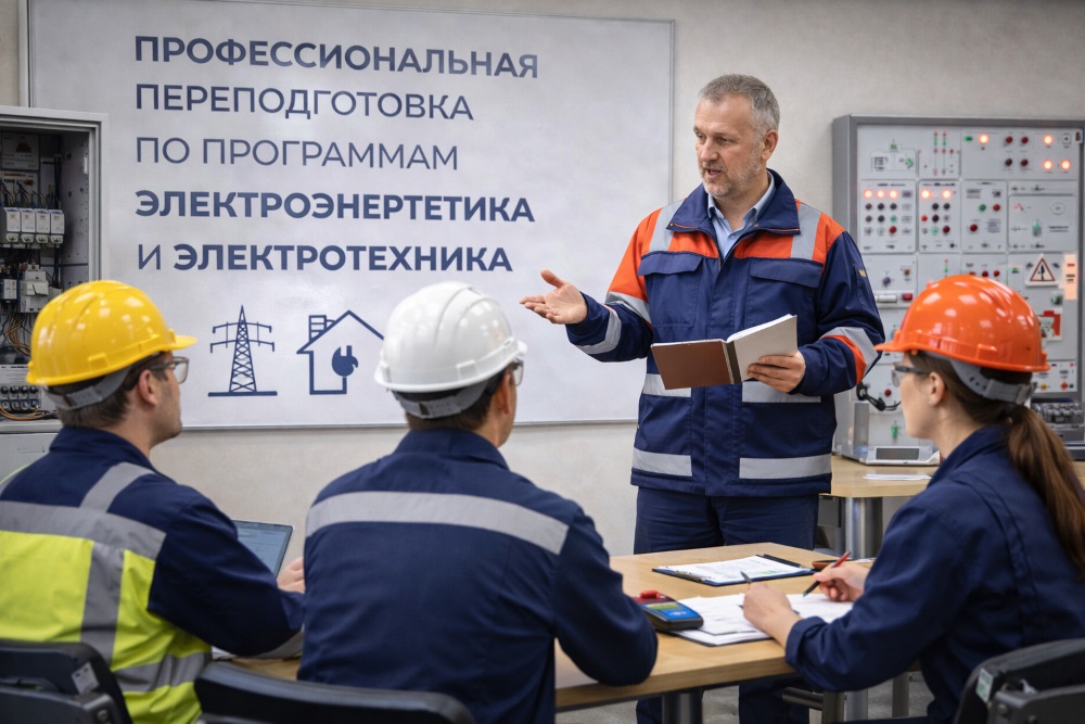 Переподготовка Электроэнергетика и электротехника